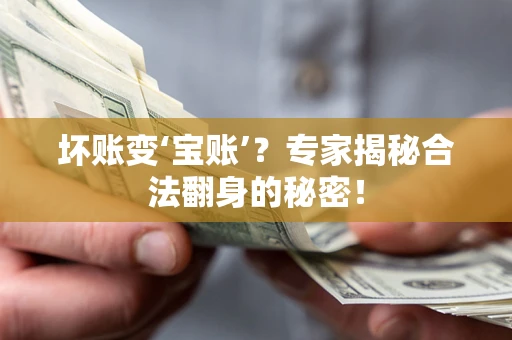 济南坏账变‘宝账’？专家揭秘合法翻身的秘密！