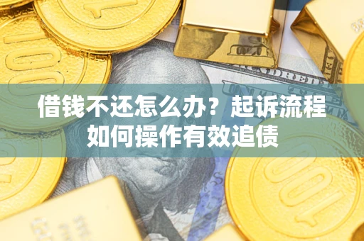 济南借钱不还怎么办？起诉流程如何操作有效追债